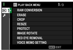 FUJIFILM X-S10 - The Playback Menu - 1