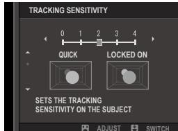 FUJIFILM X-S10 - TRACKING SENSITIVITY - 1