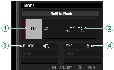FUJIFILM X-S10 - Flash Settings - 1