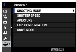 FUJIFILM X-S10 - Saving Settings - 4