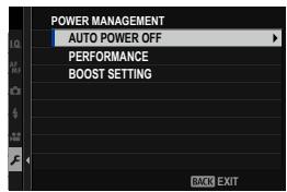 FUJIFILM X-S10 - POWER MANAGEMENT - 1