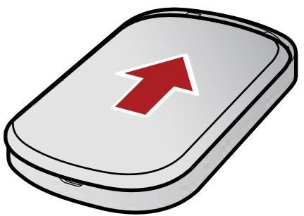 HUAWEI E587 - Étape 4 : fermez le couvercle arrêté - 1