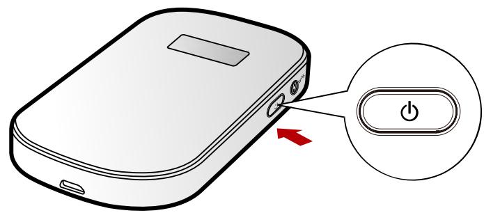HUAWEI E587 - Étape 5 : allumez le hotspot mobile 3G+ - 1