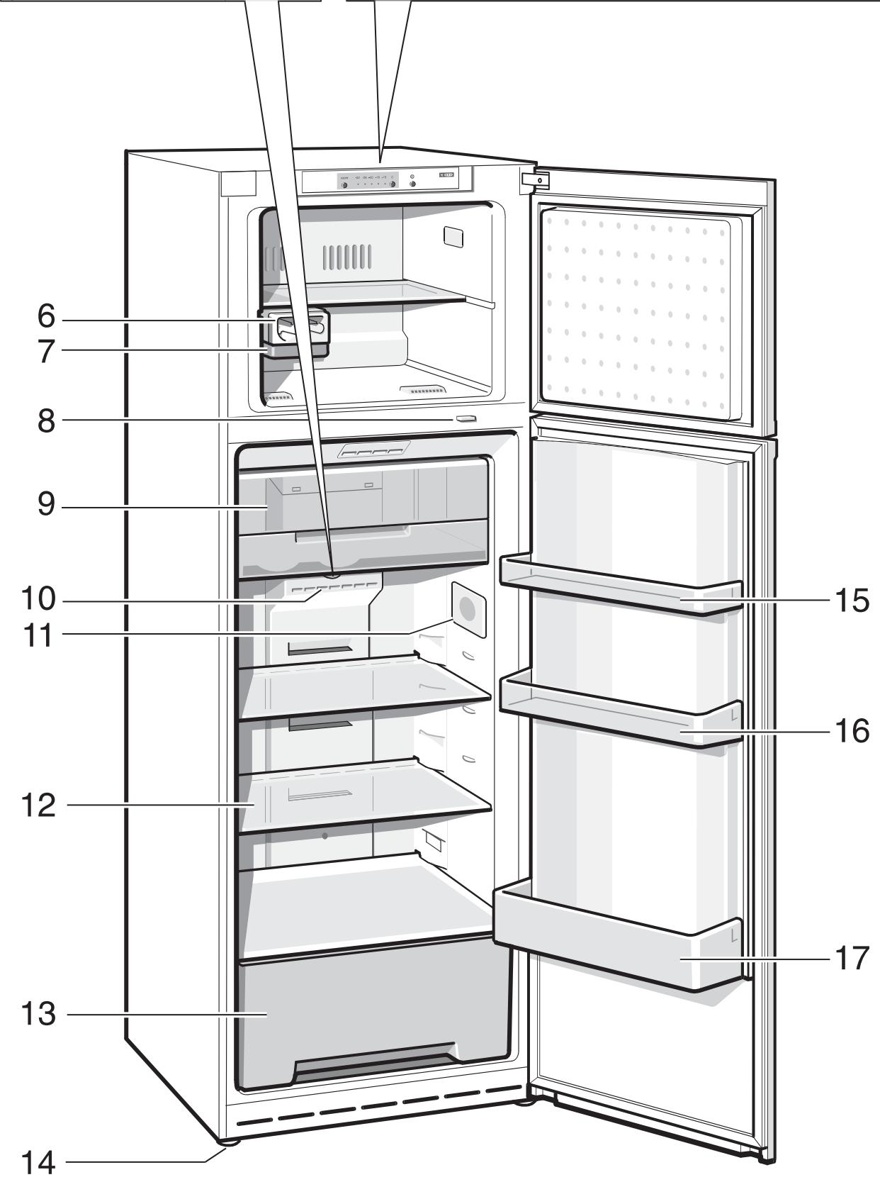 BOSCH KDN32X00BLANC - Vous trouverez ces indications sur la plaque signalétique fig. 12 - 10