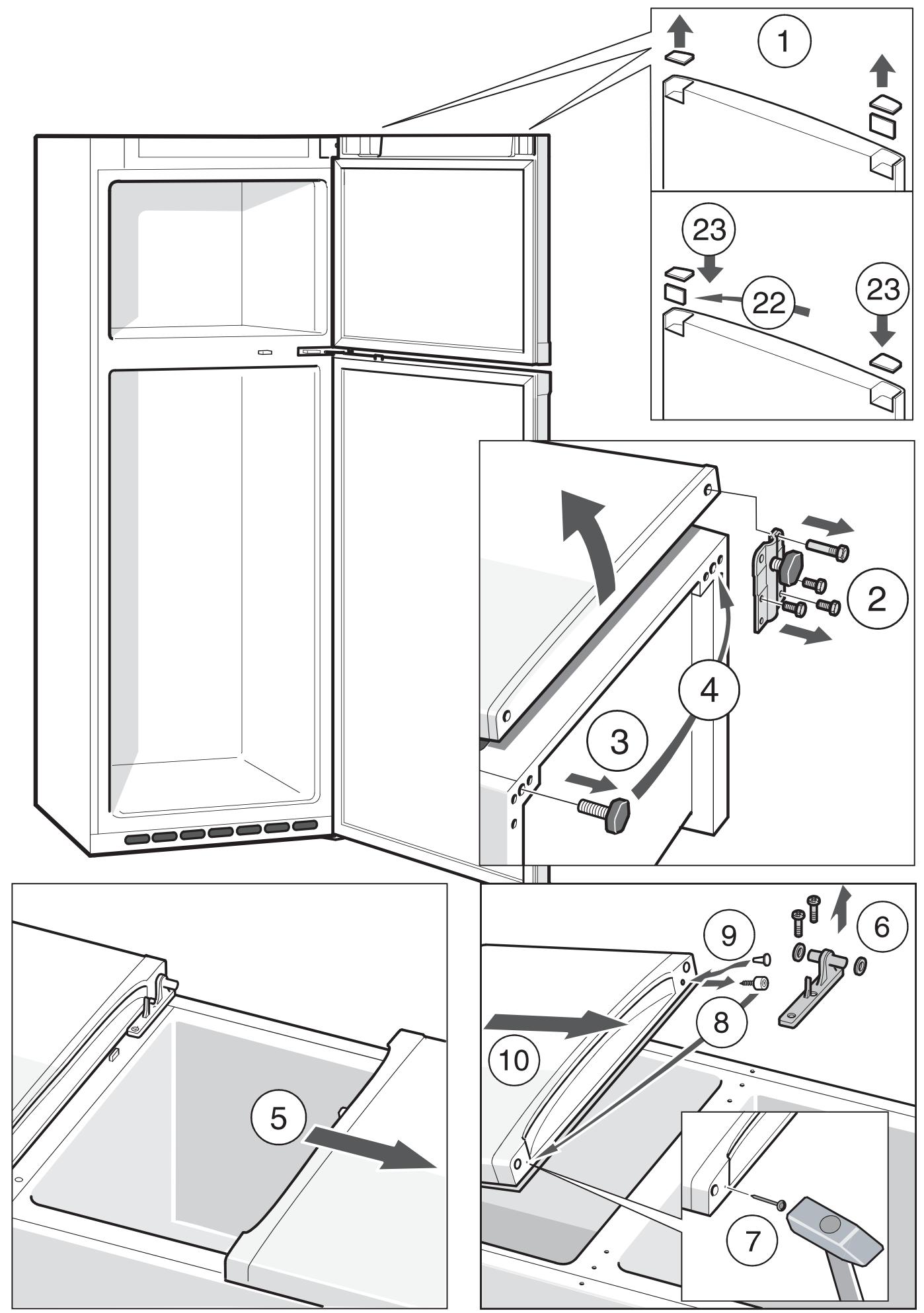 BOSCH KDN32X00BLANC - Vous trouverez ces indications sur la plaque signalétique fig. 12 - 1