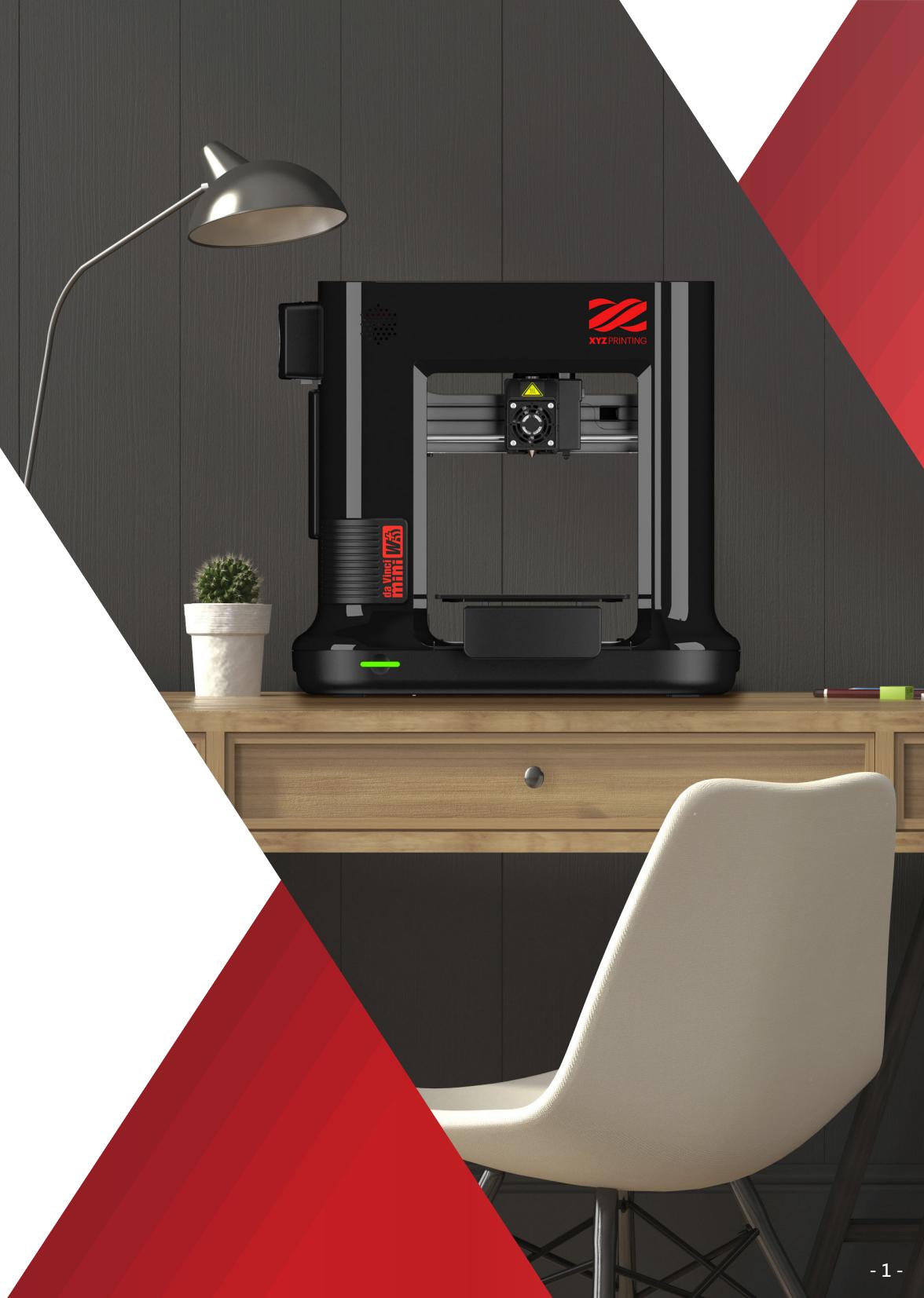 XYZ PRINTING 35DDA VINCI MINI PLUS - Manuel de l'utilisateur - 1