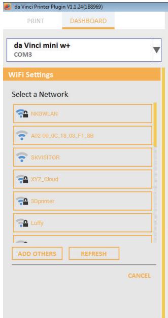 XYZ PRINTING 35DDA VINCI MINI PLUS - - Configuration du wi-fi - 4