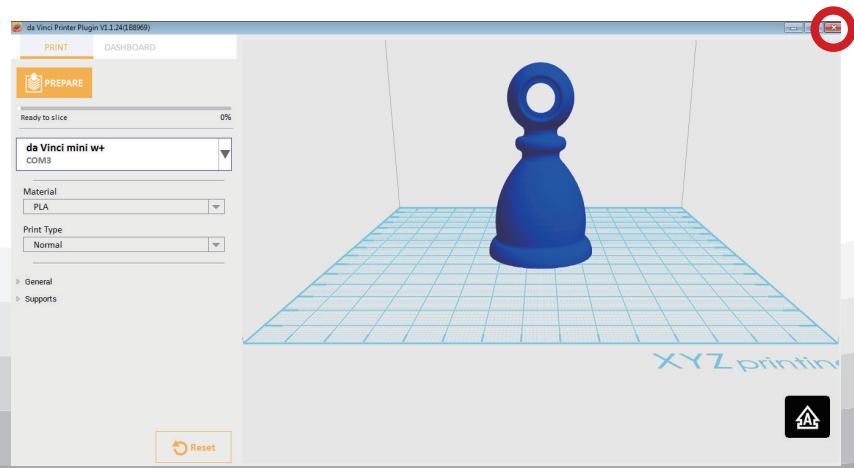 XYZ PRINTING 35DDA VINCI MINI PLUS - Remarque : - 2