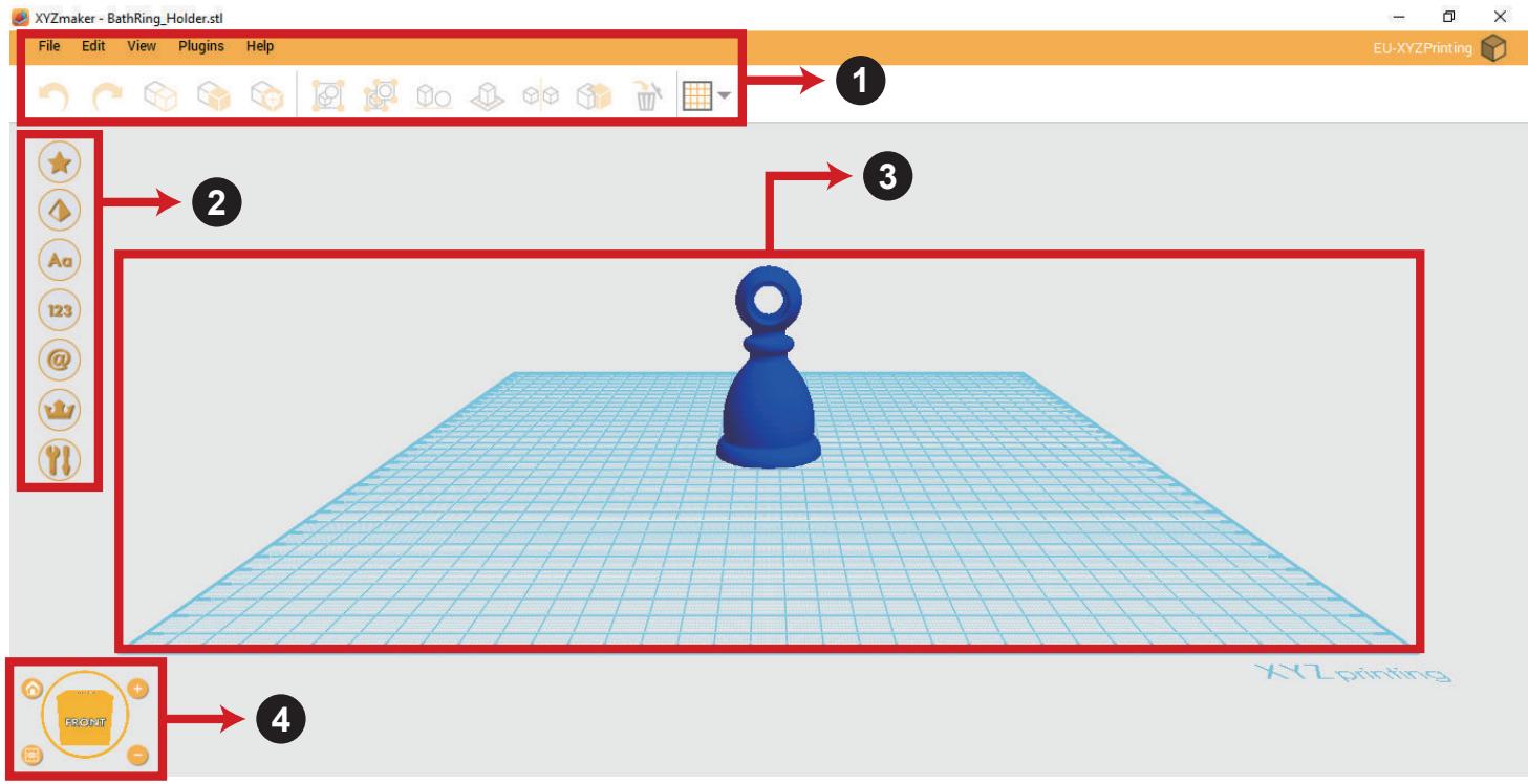 XYZ PRINTING 35DDA VINCI MINI PLUS - Utilisation de l'imprimante avec xyzmaker - 1
