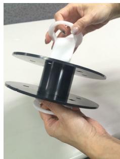 XYZ PRINTING 35DDA VINCI MINI PLUS - Installation de la bague de l'axe de la bobine de filament - 3