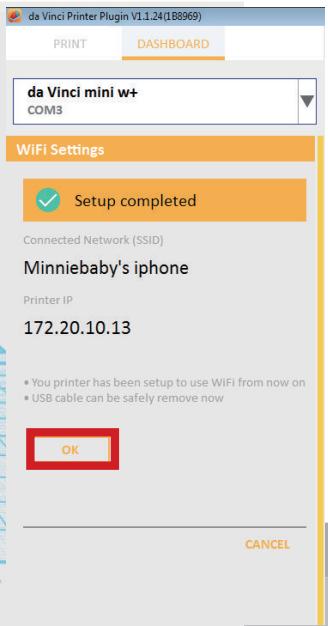 XYZ PRINTING 35DDA VINCI MINI PLUS - - Configuration du wi-fi - 1