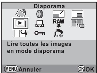 PENTAX K7+DA 18-55MM WR - Paramètres de réglage de la palette du mode lecture - 2