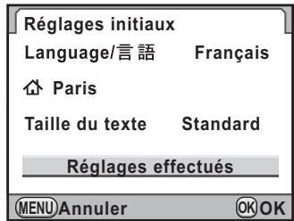 PENTAX K7+DA 18-55MM WR - Appuyez sur le bouton de navigation (▼). - 2