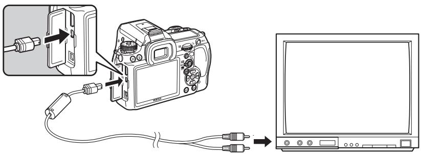 PENTAX K7+DA 18-55MM WR - Branchement de l'ordinateur sur un connecteur IN video - 1