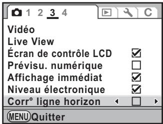 PENTAX K7+DA 18-55MM WR - Correction de l'inclinaison des images - 1
