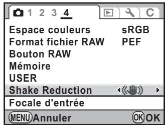 PENTAX K7+DA 18-55MM WR - Réduction des bouges horizontaux et verticaux de l'appareil - 1
