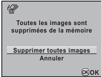 PENTAX K7+DA 18-55MM WR - Supprimer toutes les images - 2