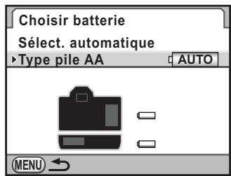 PENTAX K7+DA 18-55MM WR - Utilisez le bouton de navigation ( ) pour sélectionner un élément. - 2