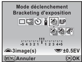 PENTAX K7+DA 18-55MM WR - Prise de vue pendant la modification automatique de l'exposition (bracketing d'exposition) - 1