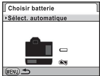 PENTAX K7+DA 18-55MM WR - Sélection d'une source d'énergie - 2