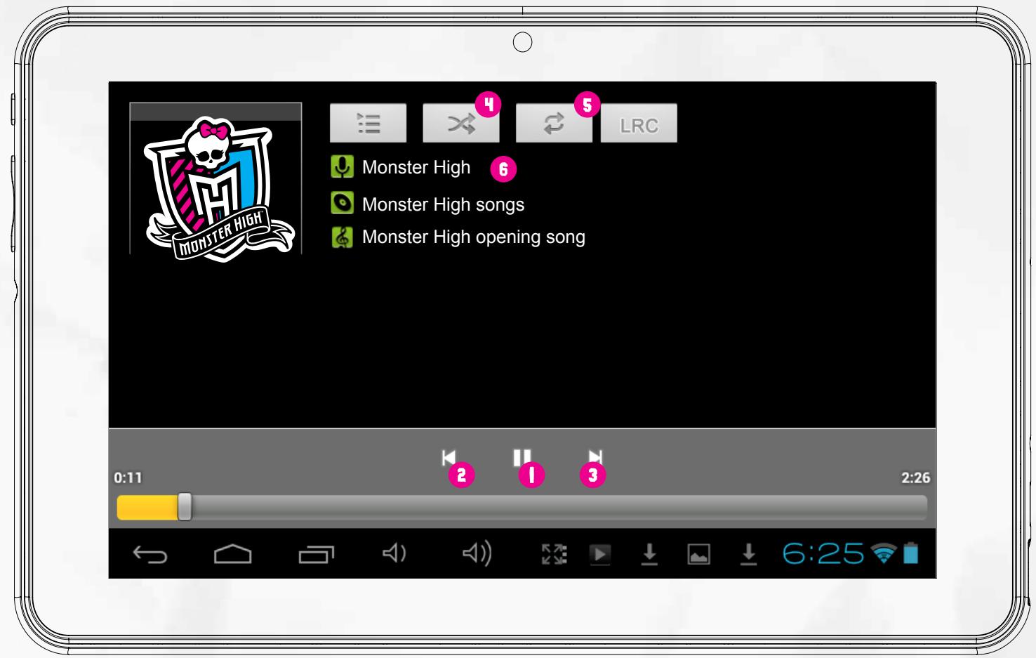 MONSTER HIGH MHU007D - Reproducteur de musique - 1