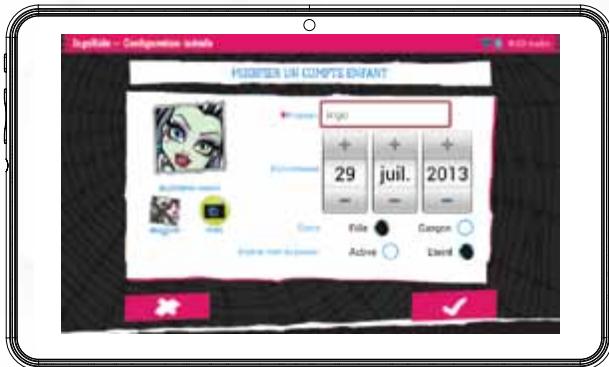 MONSTER HIGH MHU007D - Créer un autre compte infant - 1