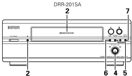 DENON DRR-201 - Enregistrement synchronisé (lorsque le PMA-201SA et le TU-201SA sont connectés) - 2
