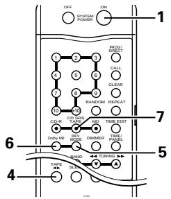 DENON DRR-201 - Enregistrement synchronisé de CD (lorsque le pma-201sa et le dcd-201sa sont connectés) - 2