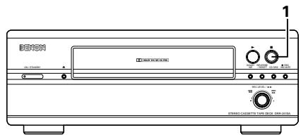 DENON DRR-201 - Arrête l'enregistrement - 1