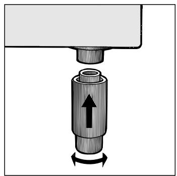 ARISTON C6VP4XR - Nivellement (il n'est présent que sur certains modèles) - 1