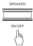 SHERWOOD RD-8504 - Allumez les enceintes. - 1