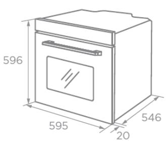 THOMSON TMFP72BX2 - Schema van de kast (staande kast) - 1