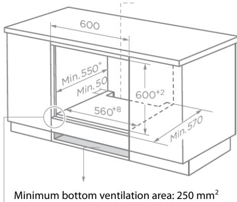 THOMSON TMFP72BX2 - Cupboard Diagram (Standing Cupboard) - 5