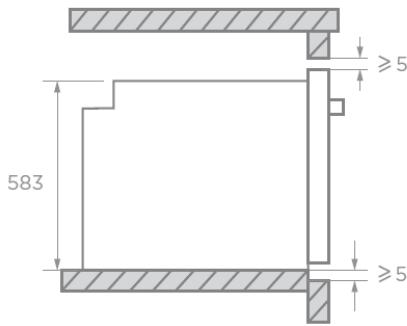 THOMSON TMFP72BX2 - Cupboard Diagram (Standing Cupboard) - 4