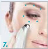 TANDA ViSORELAX - du coin exter ne vers le coin interne de I'oeil. - 4