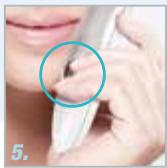 TANDA ViSORELAX - du coin exter ne vers le coin interne de I'oeil. - 3