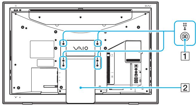 SONY VGC-LT1S2524910 - Les orifices de montage VESA - 1