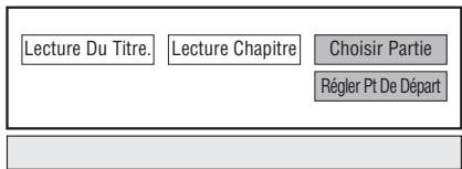 YAMAHA MCR940S - Pendant la lecture, appuyez sur REPEAT, ensuite, sur « pour sélectionner « choisir partie - 1