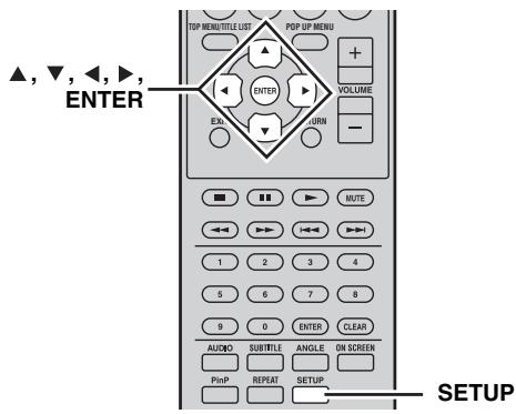 YAMAHA MCR940S - Réglage de l'affichage du téléviseur - 1