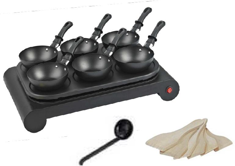 DOMOCLIP pom200 - Crépière mini wok - 1