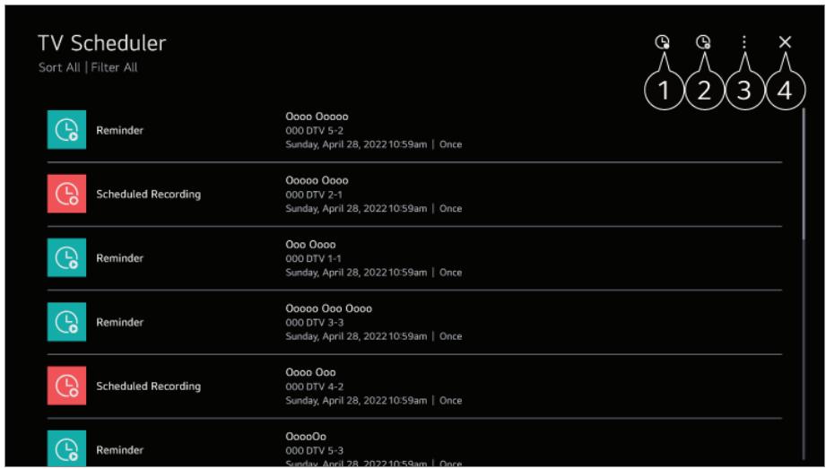 LG QNED75 - Utilisation de Planning Enregistrement - 1