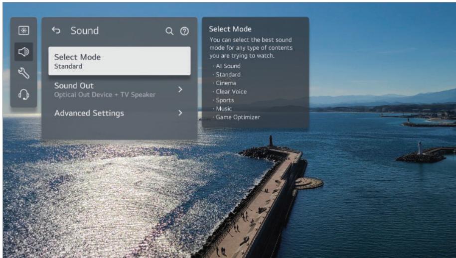 LG QNED75 - Pour utiliser Aide pour les réglages - 1