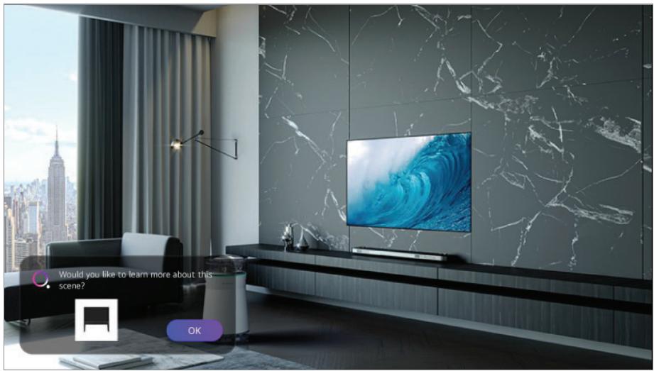 LG QNED75 - Accès à Who.Where.What? - 2