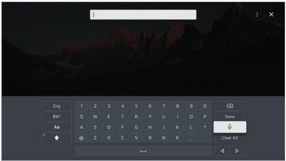 LG QNED75 - Saisie vocale - 1