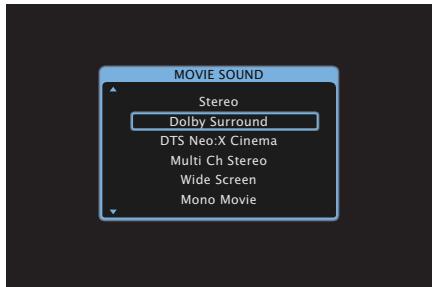 DENON AVRX7200WA - ■ Passage au mode audio - 1