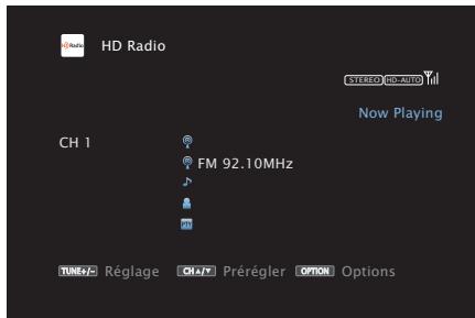 DENON AVRX7200WA - Écouter une émission HD Radio - 1