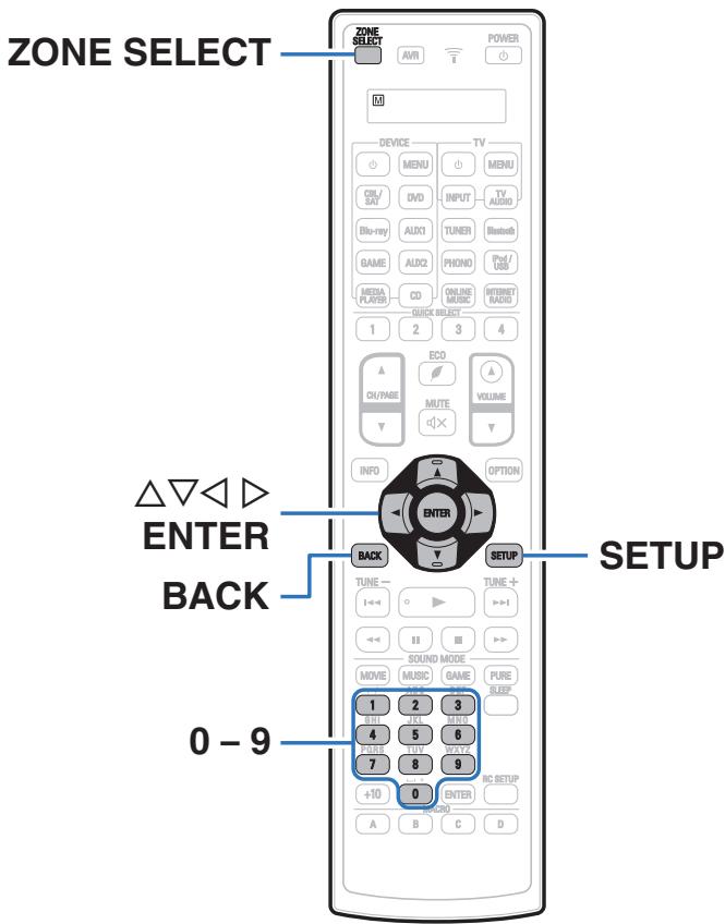 DENON AVRX7200WA - Plan du menu de l'interface graphique - 8