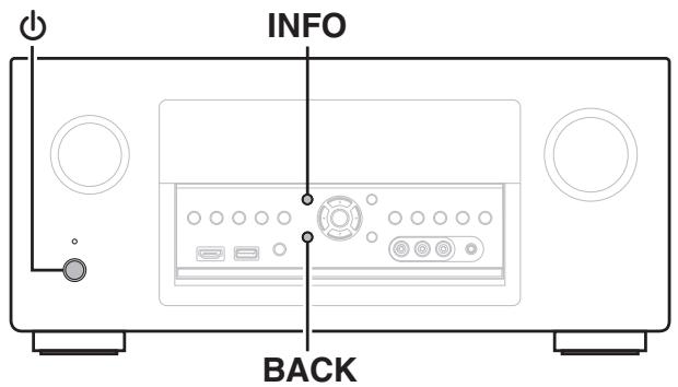 DENON AVRX7200WA - Réinitialisation des réglages d'usine - 1