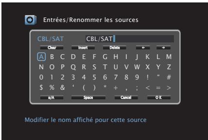 DENON AVRX7200WA - Utilisation de l'écran-clavier - 1