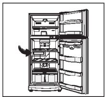 LG GBP61DSPFN - Positionnement du contrôleur de température - 2